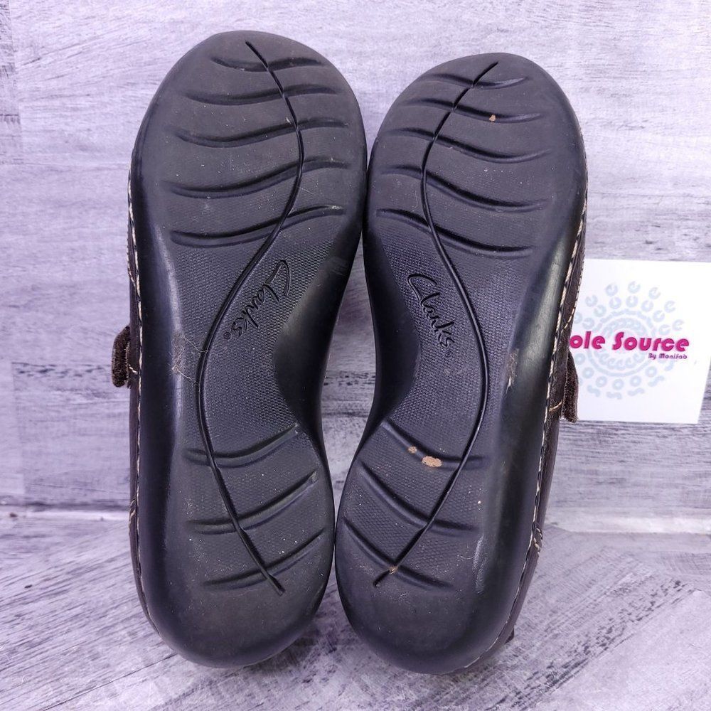 Clarks Ashland Avenue Leather Mary Jane Flat Brown Women's sz 8 - Picture 7 of 8